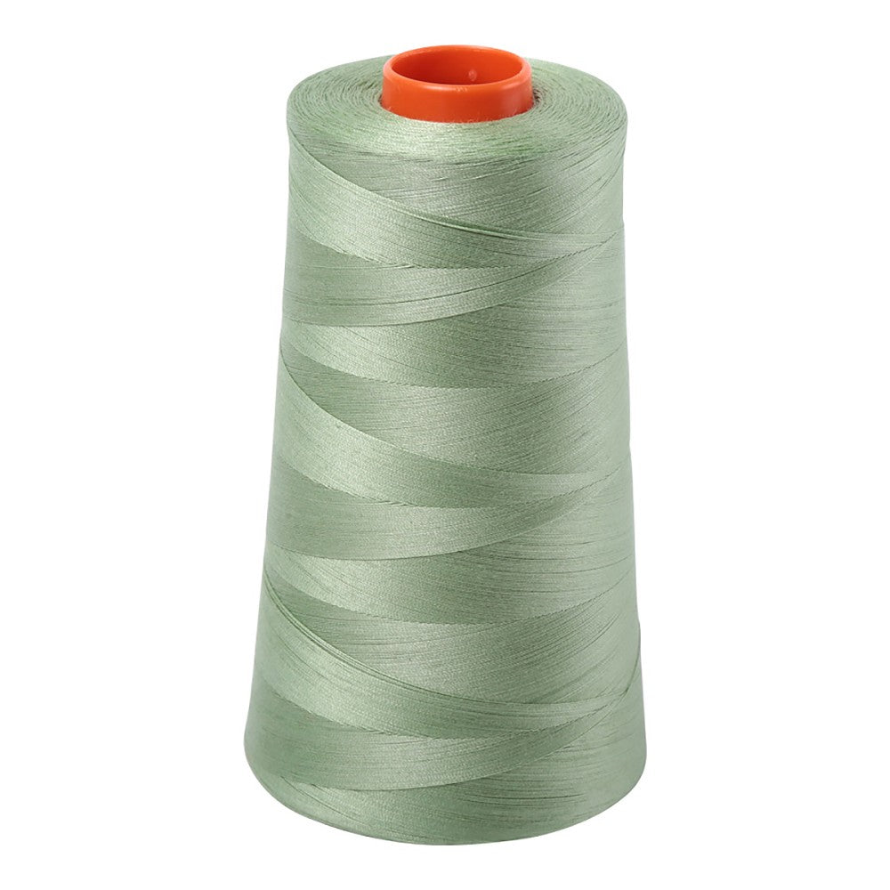 Aurifil 50wt cotton thread cone in Loden Green 2840