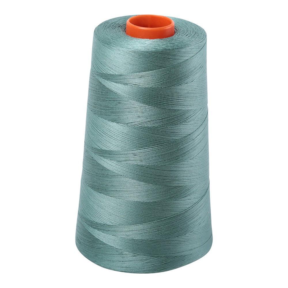 Aurifil 50wt cotton thread cone in Medium Juniper 2850