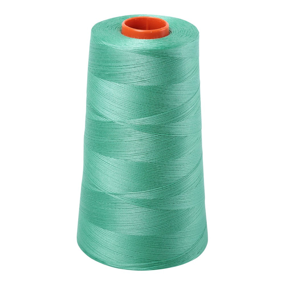 Aurifil 50wt cotton thread cone in Light Emerald 2860
