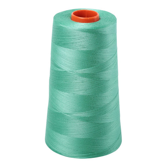 Aurifil 50wt cotton thread cone in Light Emerald 2860