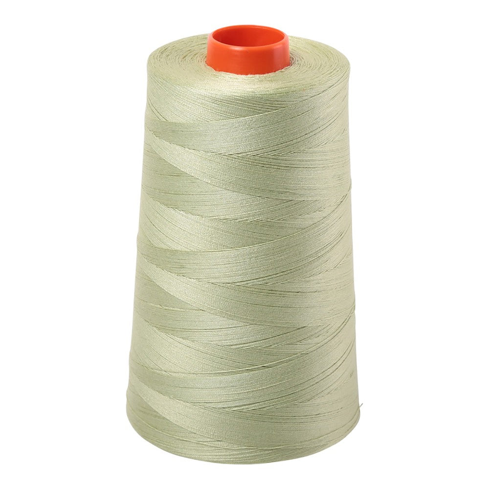 Aurifil 50wt cotton thread cone in Light Avocado 2886