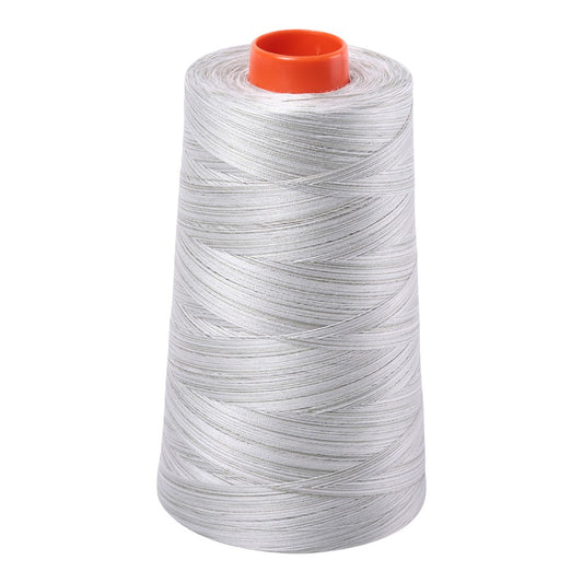 Aurifil 50wt cotton thread cone in Variegated Silver Moon 4060