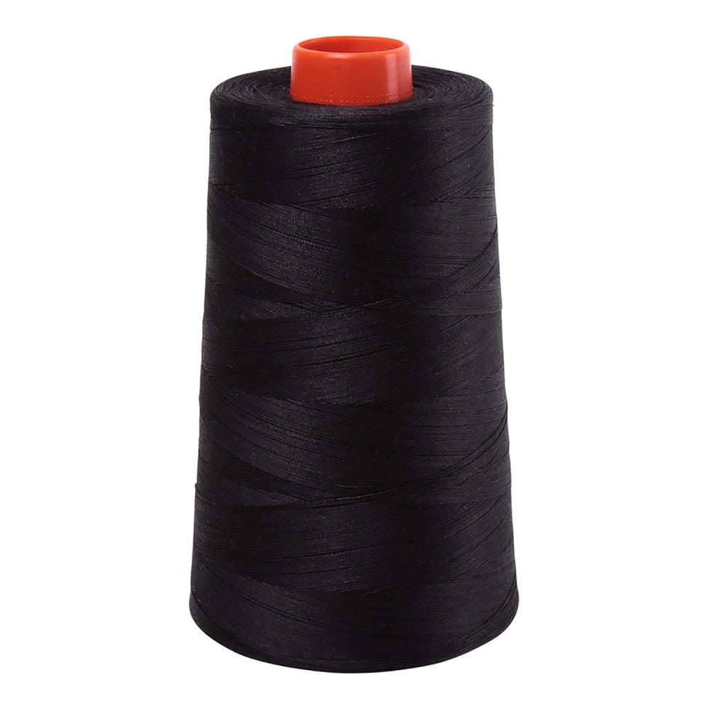 Aurifil 50wt cotton thread cone in Very Dark Grey 4241