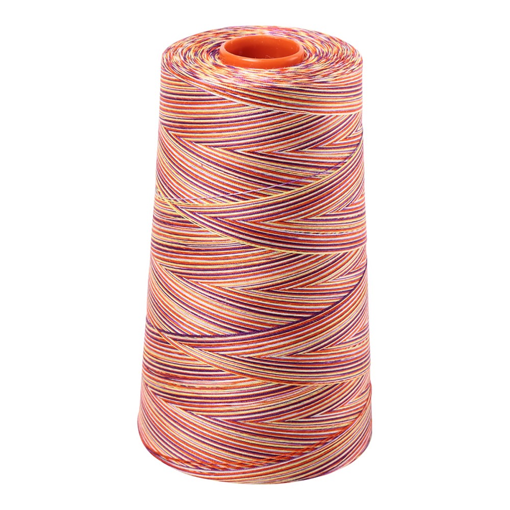 Aurifil 50wt cotton thread cone in Variegated Desert Dawn 4648