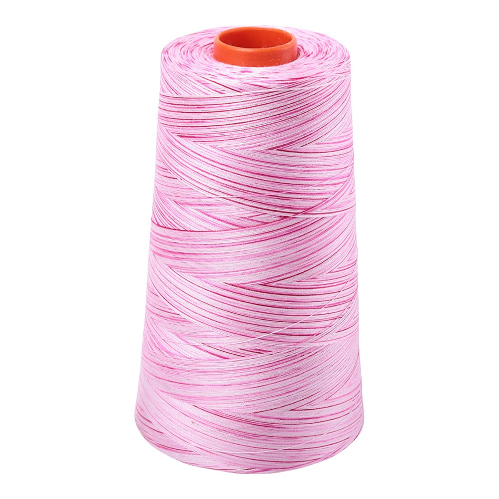 Aurifil 50wt cotton thread cone in Variegated Pink Taffy 4660