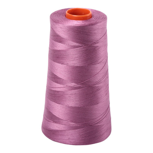 Aurifil 50wt cotton thread cone in Wine 5003