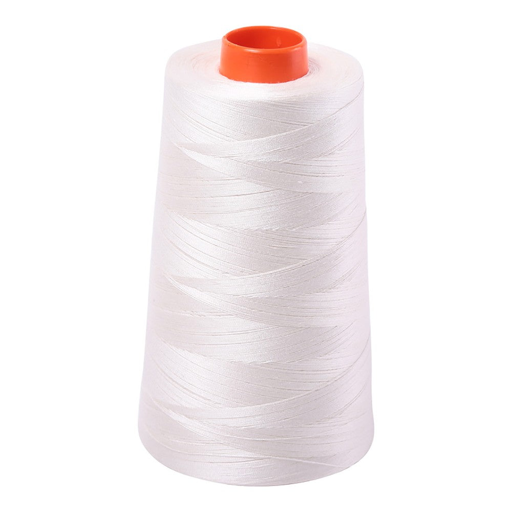 Aurifil 50wt cotton thread cone in Sea Biscuit 6722