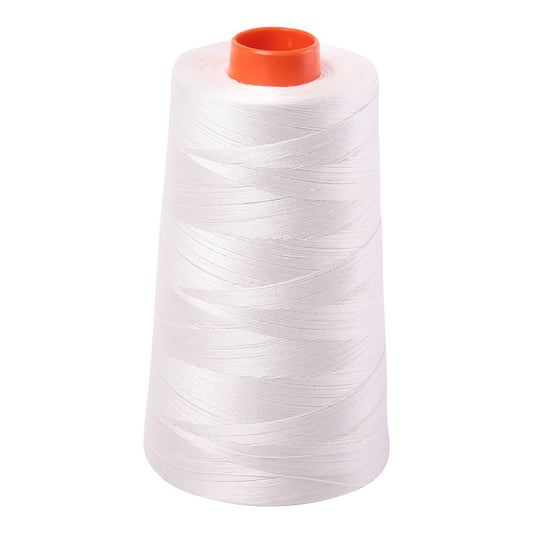 Aurifil 50wt cotton thread cone in Sea Biscuit 6722