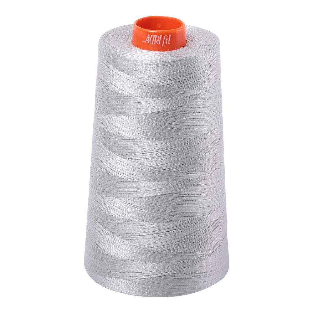Aurifil 50wt cotton thread cone in Airstream 6726