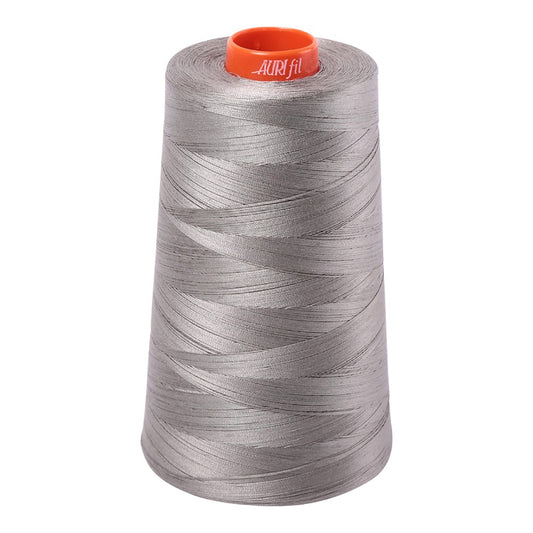 Aurifil 50wt cotton thread cone in Earl Gray 6732