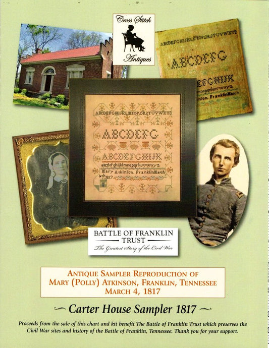 Carter House Sampler 1817