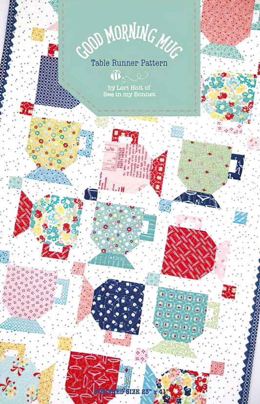 Good Morning Mug Table Runner Pattern