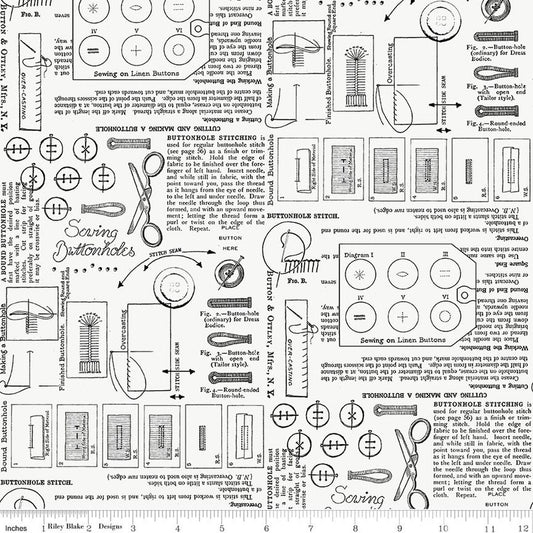 Sew America Off White Sewing Notes