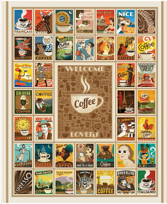 Coffee Time Welcome Coffee Lovers Panel
