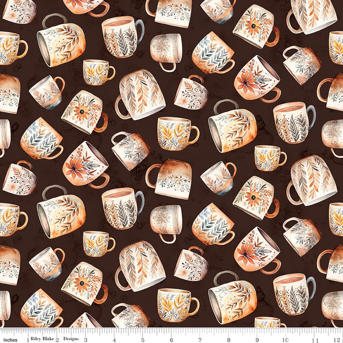 Coffee Time Coffee Mugs Brown