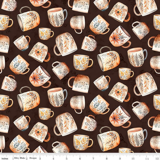 Coffee Time Coffee Mugs Brown