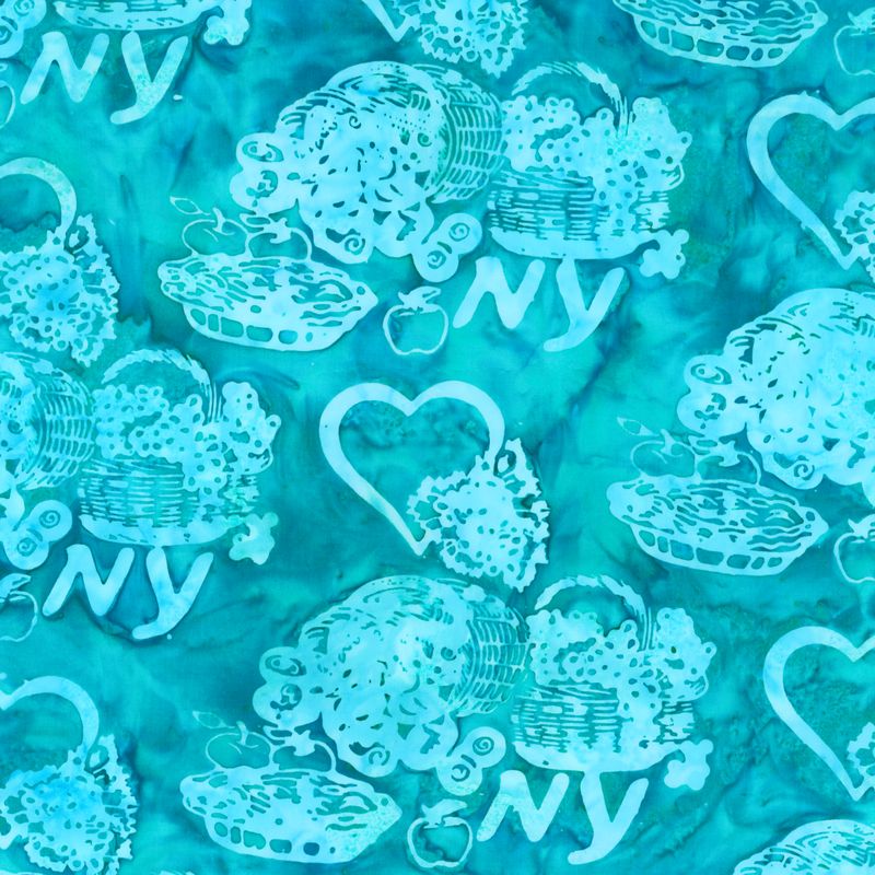 Heart NY Large Aqua Dream