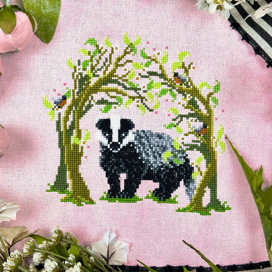 Badger in the Burrow