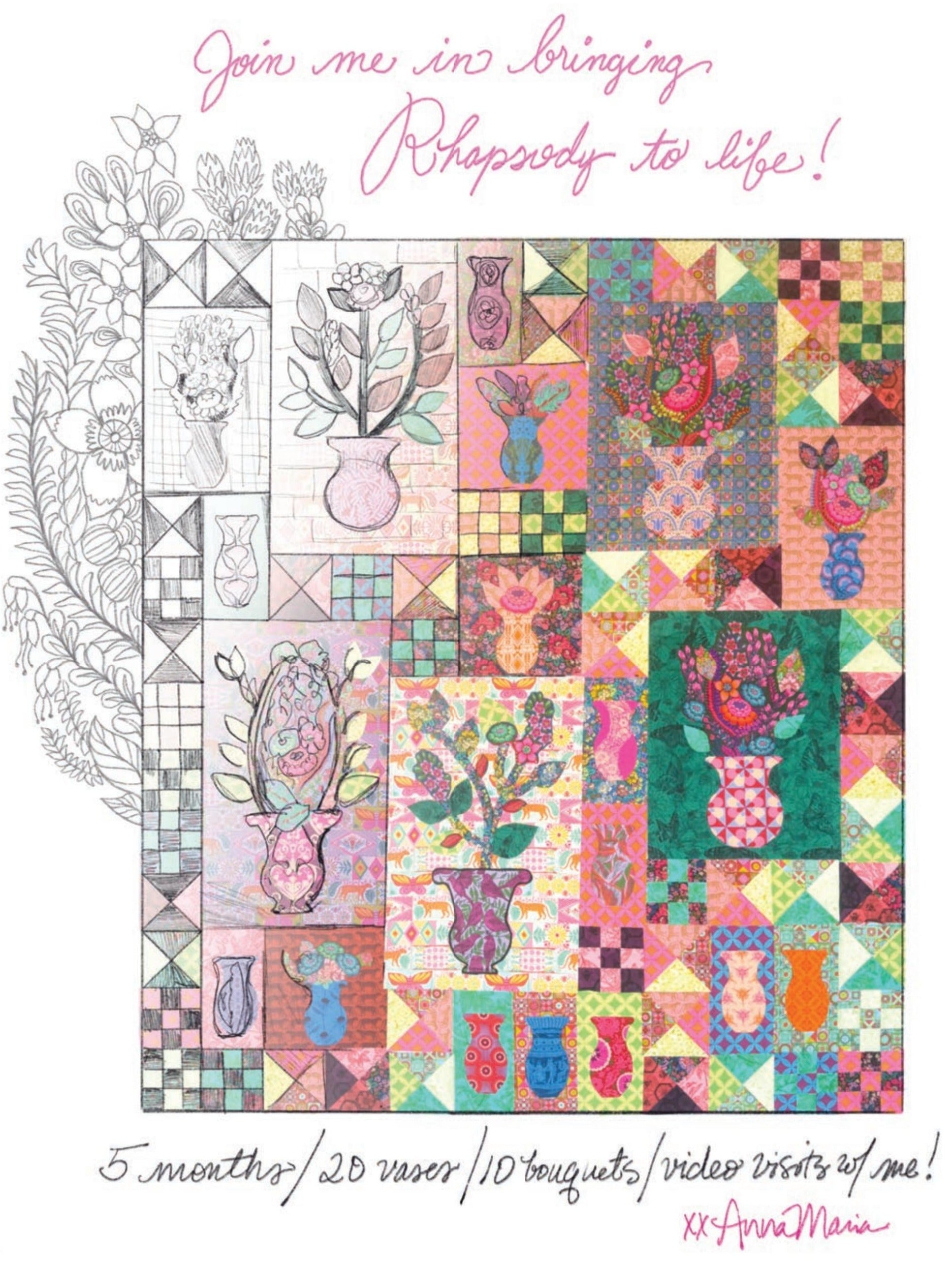 Rhapsody Quilt Kit – The Stitching Corner