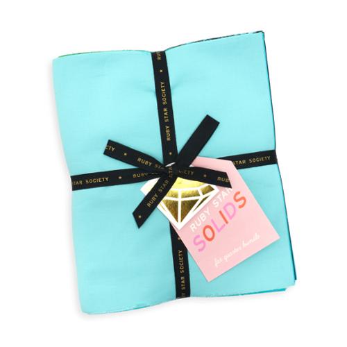 Ruby Star Solids Fat Quarter Bundle of solid quilting cotton fabrics by Ruby Star Society for Moda