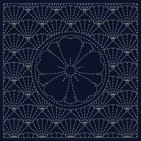 Sashiko Cloth Kenzakura