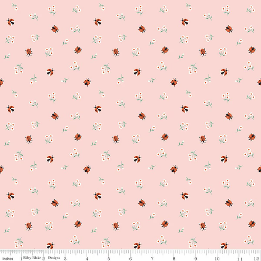 Meadow Moments Ladybugs Pink
