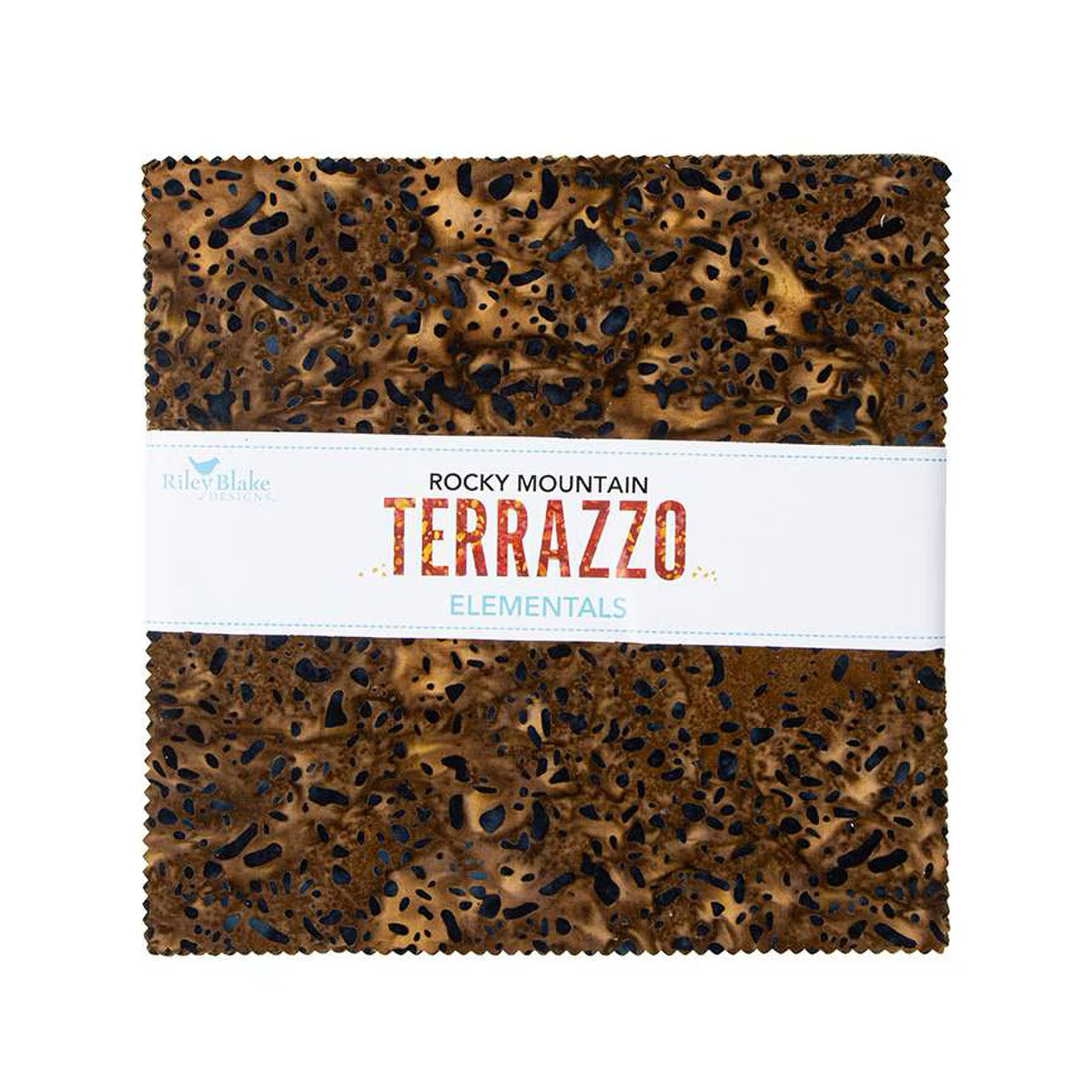 Batiks Elementals Terrazzo Rocky Mountain 10 Inch Stacker