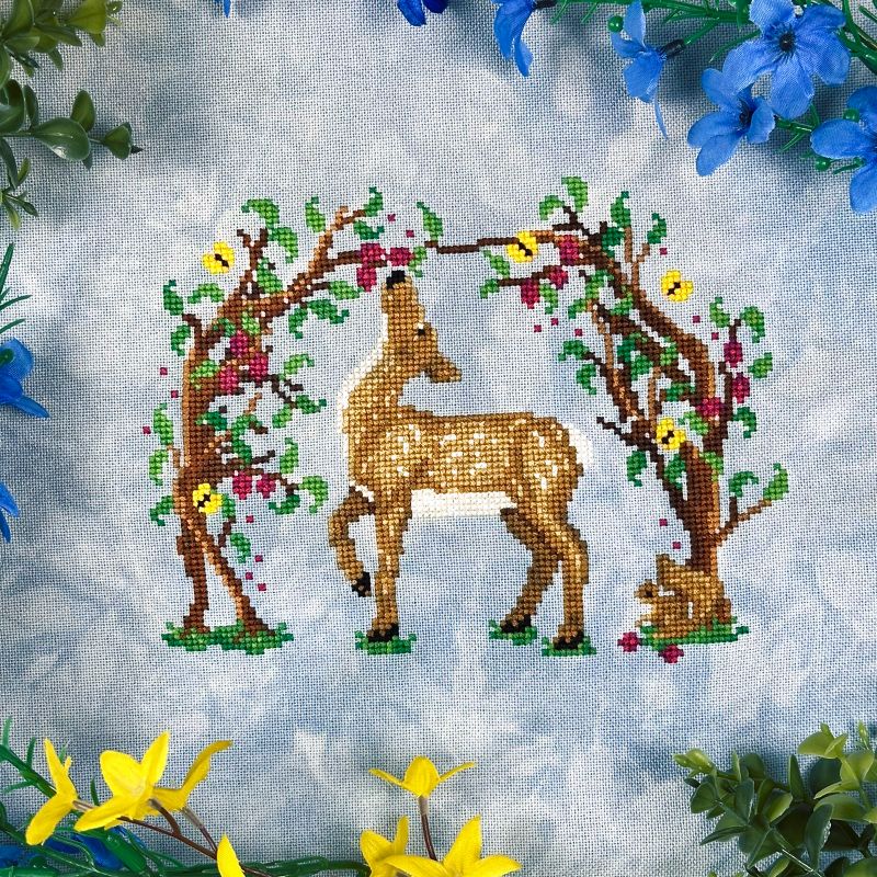Deer in the Brambles