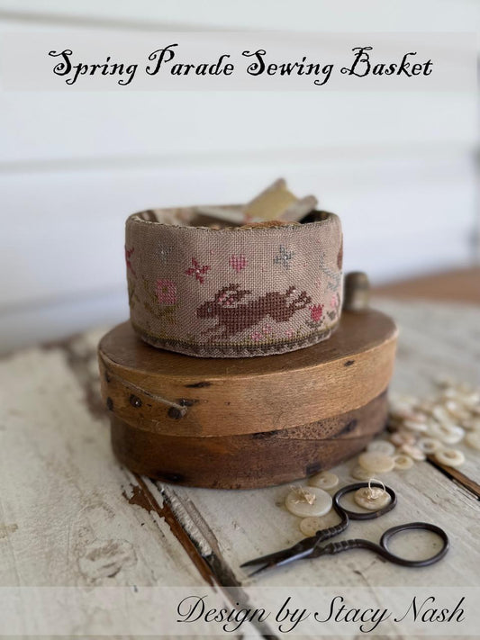 Spring Parade Sewing Basket