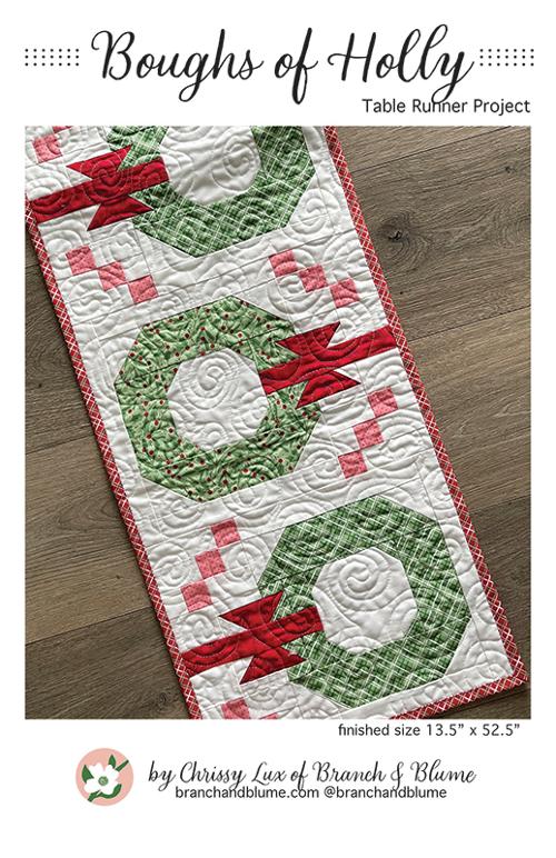 Boughs of Holly Table Runner