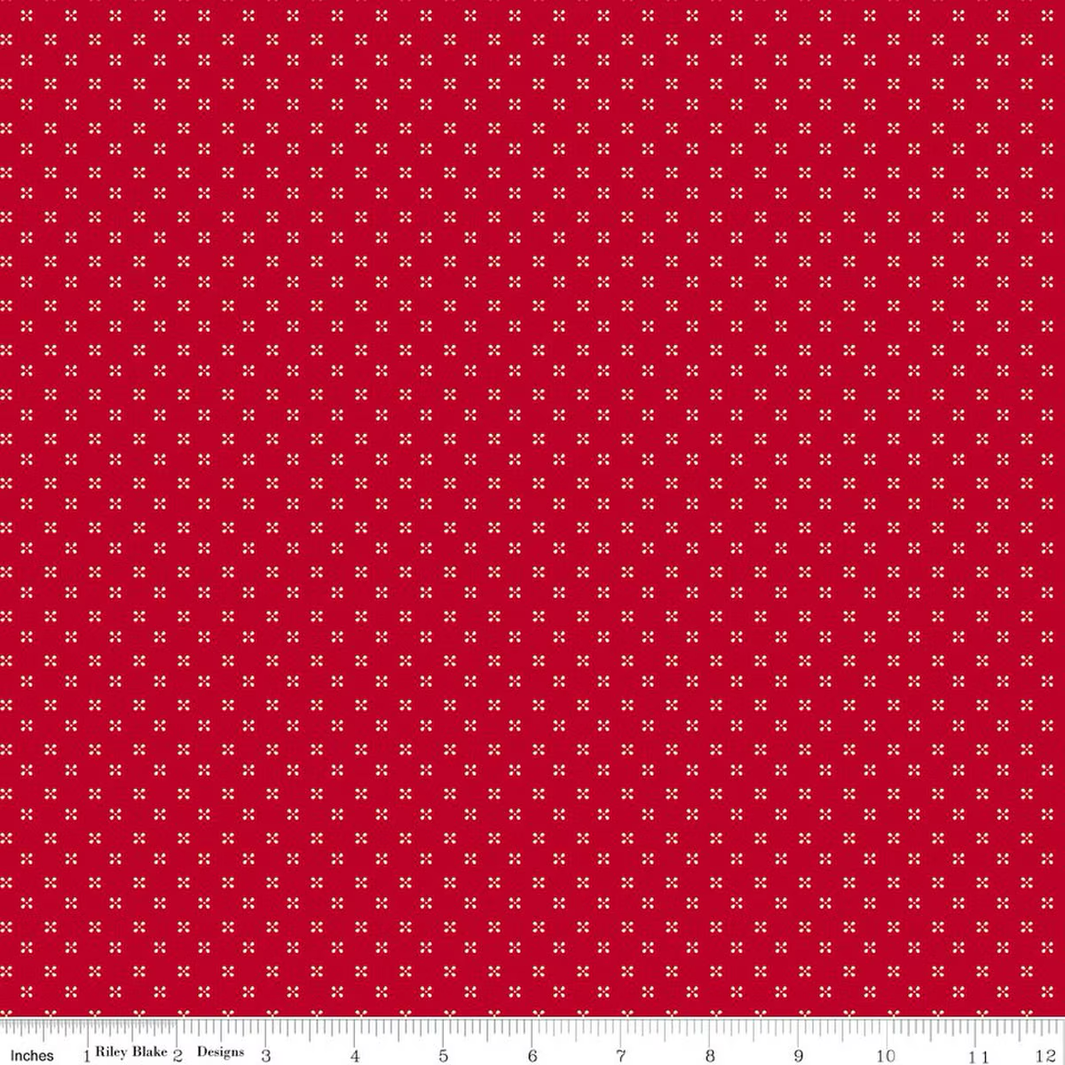 Radiant Ruby Dots Schoolhouse