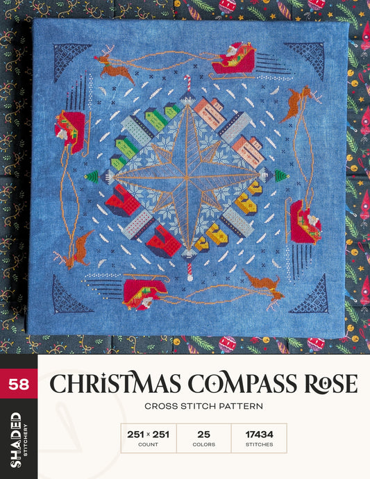 Christmas Compass Rose