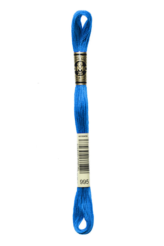 DMC 995 Dark Electric Blue