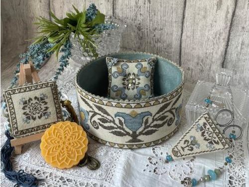 Enchanted Tulip Sewing Basket