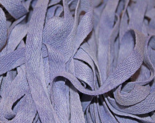 Blueberry - Hand-dyed Cotton Twill Tape