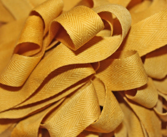 Butternut Squash - Hand-dyed Cotton Twill Tape