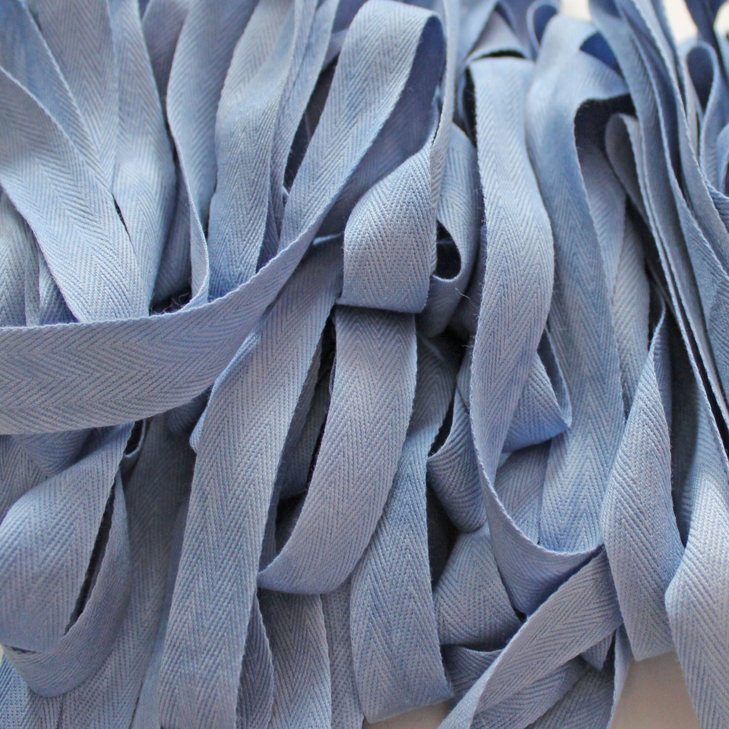 Cornflower - Hand-dyed Cotton Twill Tape