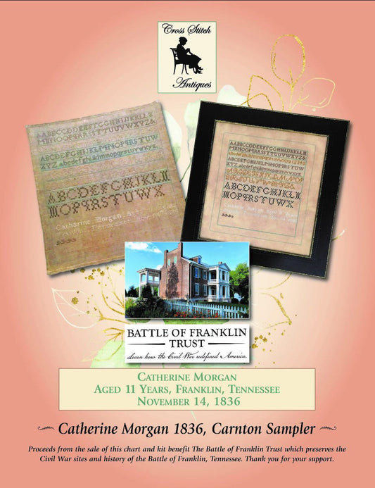Catherine Morgan 1836 Carnton Sampler