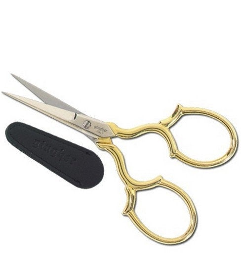 Gingher Gold Handled Epaulette Scissors