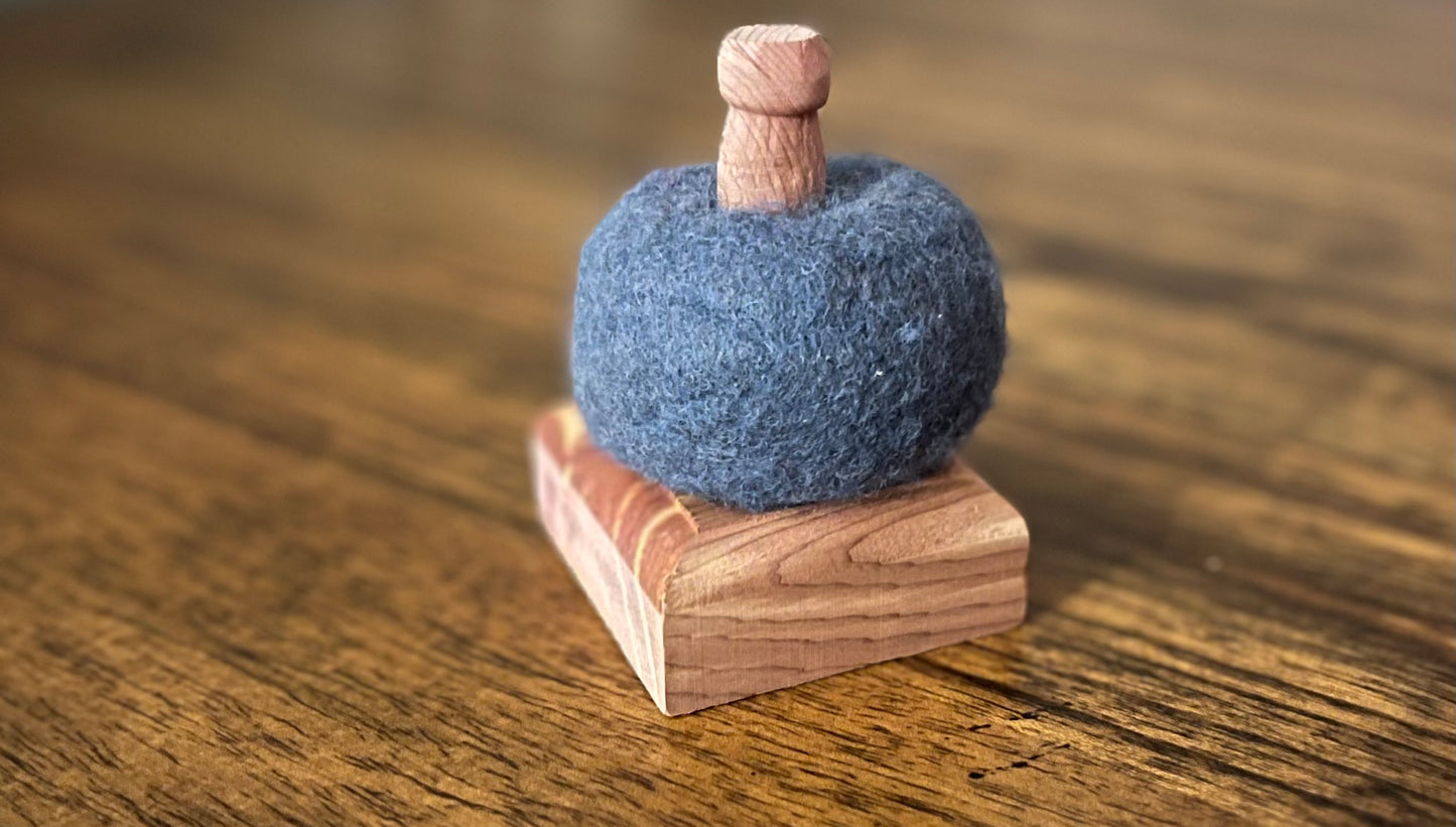 Ewe Baby Ball Pincushion