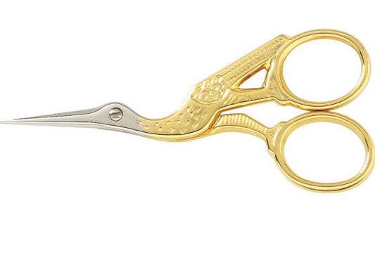 Gold Handled Stork Scissors
