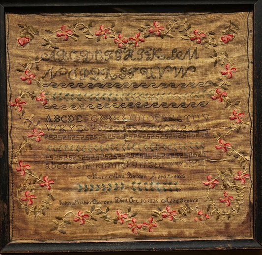 Mary Ann Borden 1836 Fall River, MA