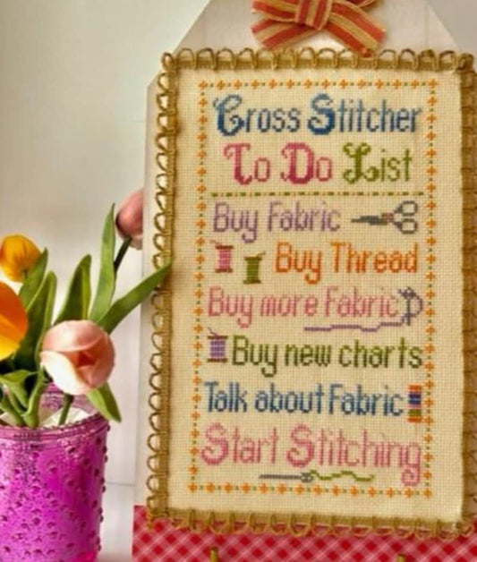 Cross Stitch "To Do" List