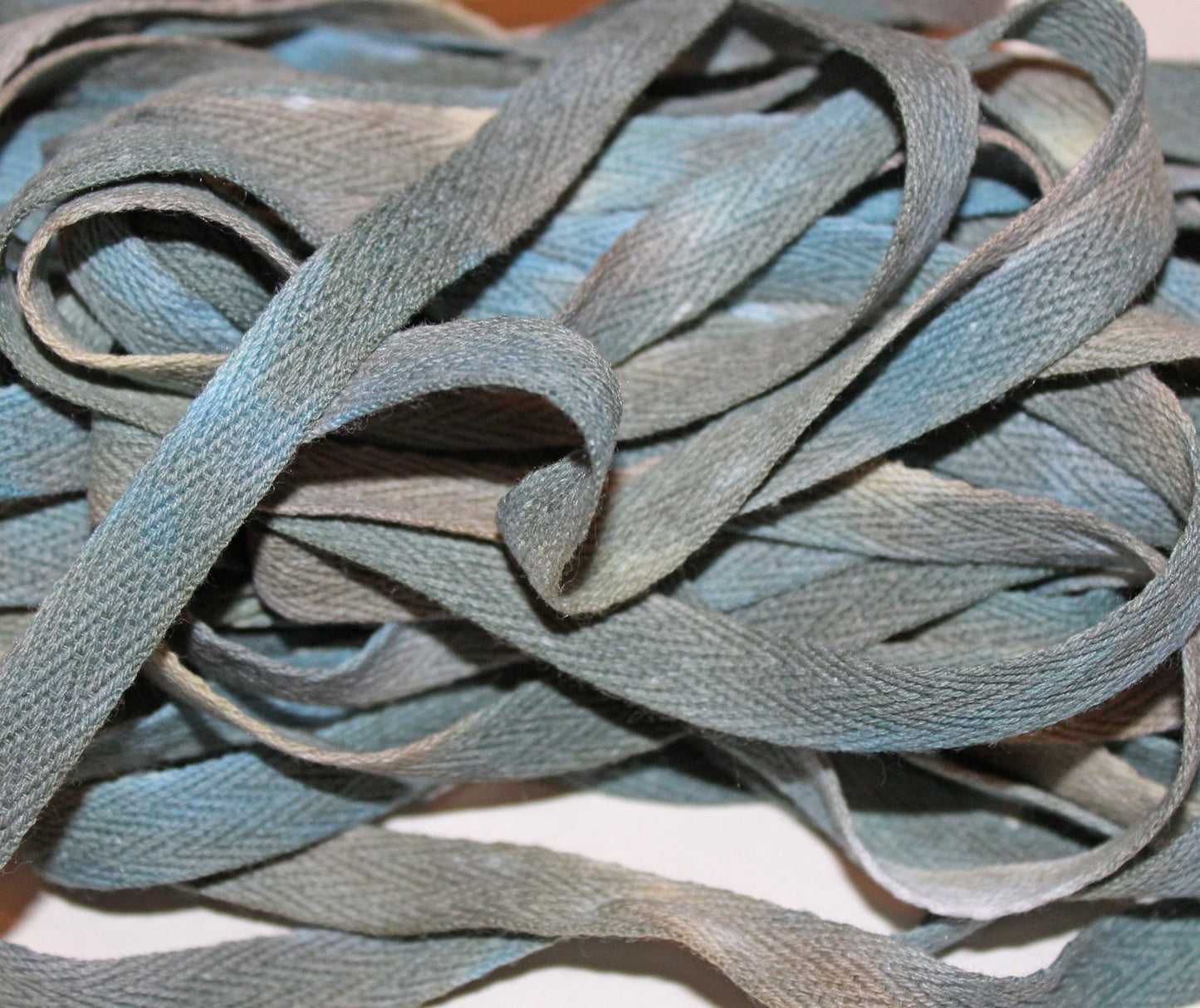 Muddy Waters - Hand-dyed Cotton Twill Tape 3/8" wide