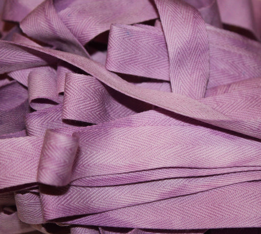 Orchid - Hand-dyed Cotton Twill Tape
