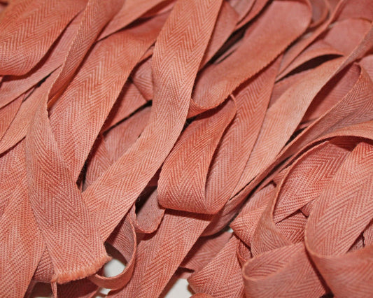 Persimmon - Hand-dyed Cotton Twill Tape