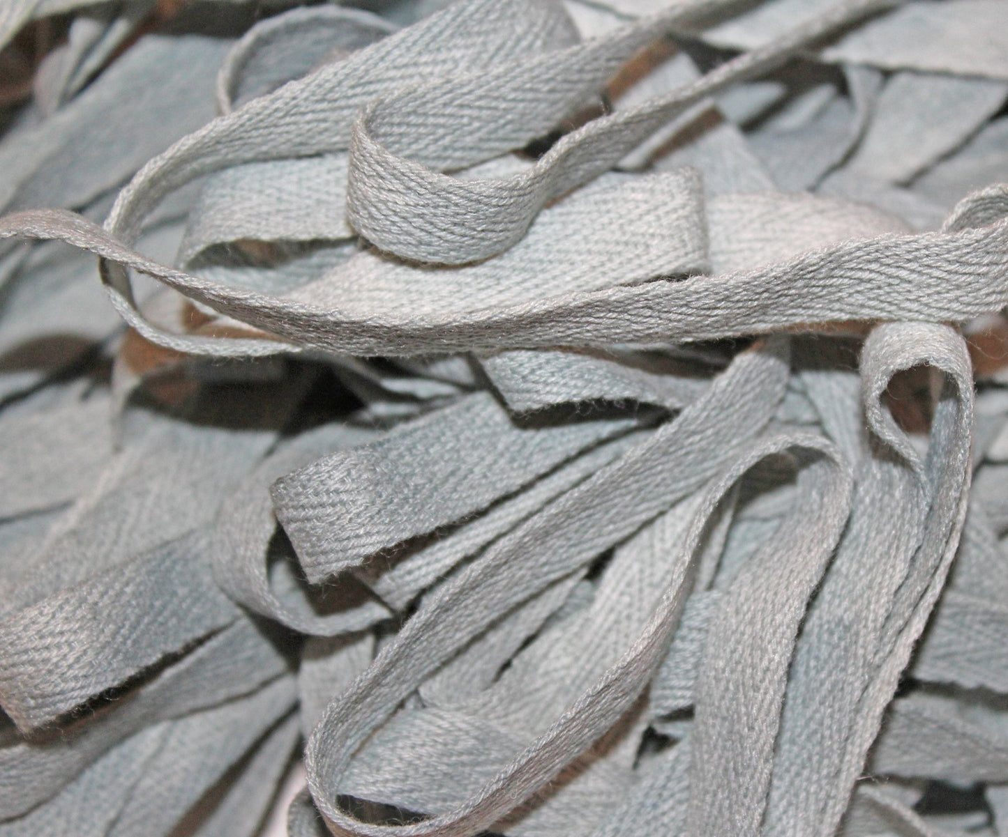 Silver Fox - Hand-dyed Cotton Twill Tape